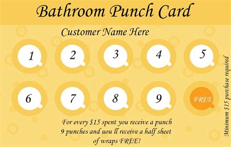 50+ Punch Card Templates - For Every Business (Boost throughout ...