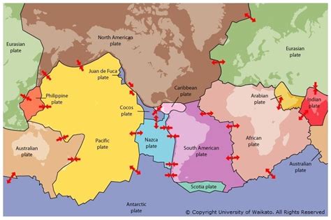 Tectonic plate boundaries — Science Learning Hub