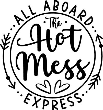 Mom Hot Mess svg - Free SVG Files - SvgHeart.com