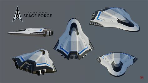 ArtStation - US Space Force Exploration shuttle