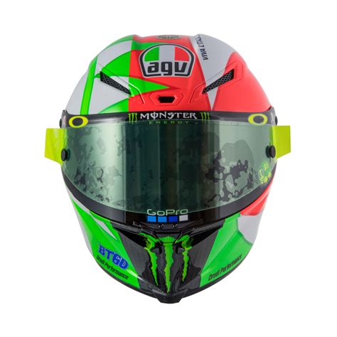 Valentino Rossi’s 2018 Mugello AGV Helmet - Asphalt & Rubber