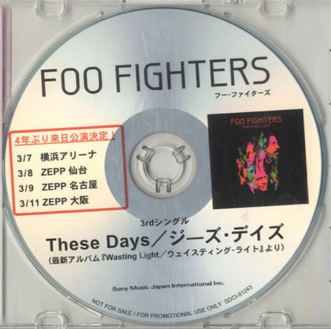 Foo Fighters - These Days (2011, CDr) | Discogs