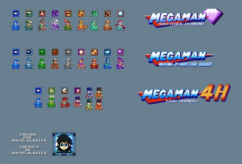 Mega Man Fan Game Weapons MM11 Style (Part 1) by David-Blaster on DeviantArt