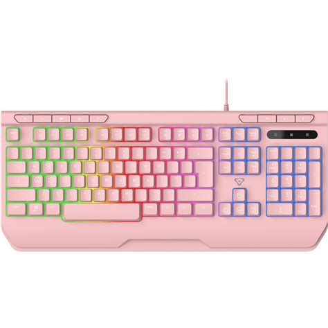 Laser Gaming: RGB Gaming Keyboard - Pink | BIG W