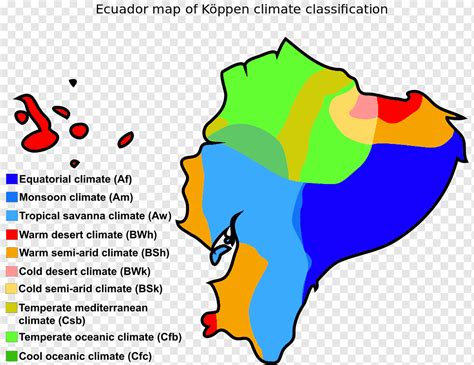 Köppen clasificación climática clima tropical geografía del ecuador ...