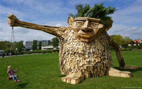 Scrap wood recycled into stunning sculptures by Danish artist - Planet Custodian