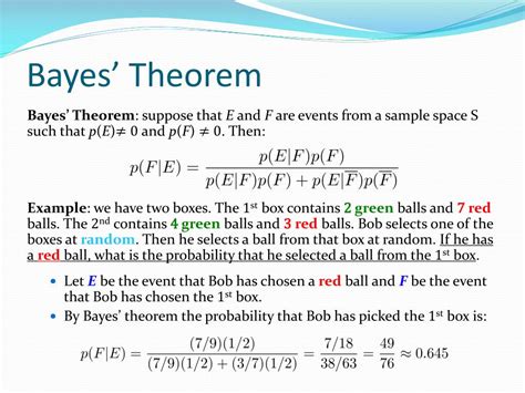 PPT - Discrete Mathematics: Bayes’ Theorem and Expected Value and ...