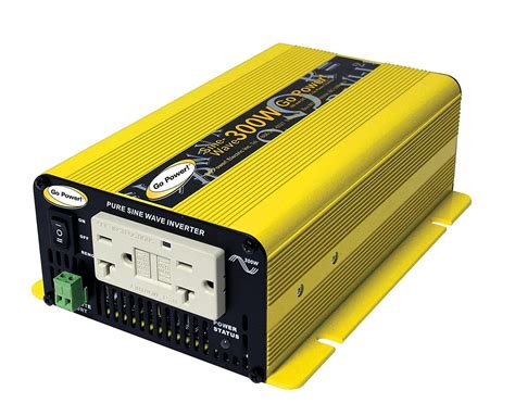 Go Power! GP-SW300-12 300-Watt Pure Sine Wave Inverter >>> This is an Amazon Affiliate link. For ...