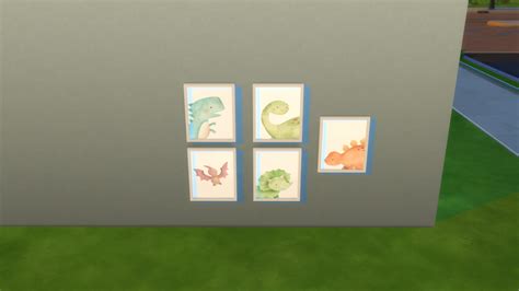 Dinosaur Nursery Art - Screenshots - The Sims 4 Build / Buy - CurseForge