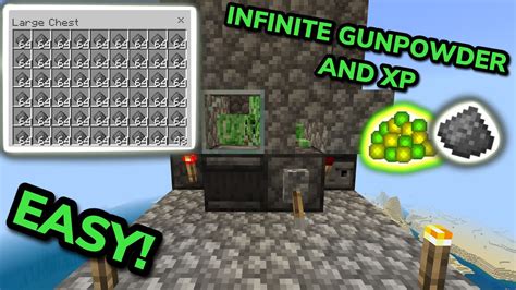 1.20 CREEPER FARM TUTORIAL in Minecraft Bedrock (MCPE/Xbox/PS4/Nintendo ...