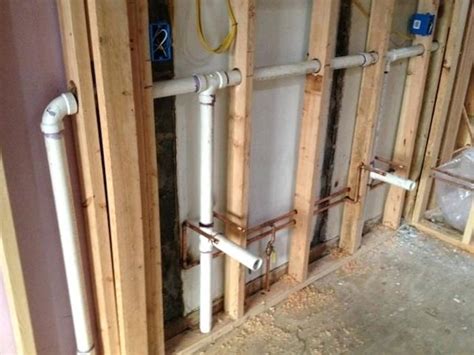 Basement Wall Around Drain Pipes ... | Framing a basement, Basement ...