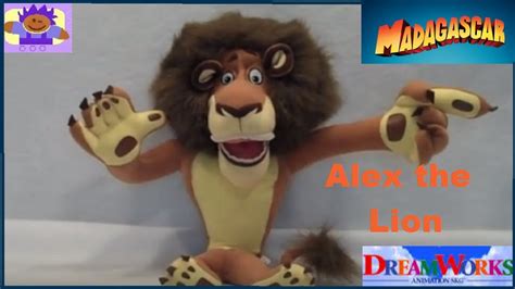 2005 DreamWorks Madagascar Talking Alex the Lion plush toy By Hasbro - YouTube