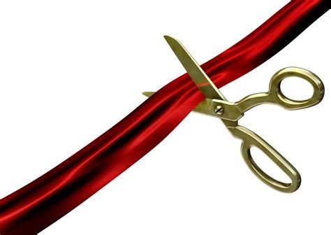 Grand Opening Ribbon Cutting Clip Art