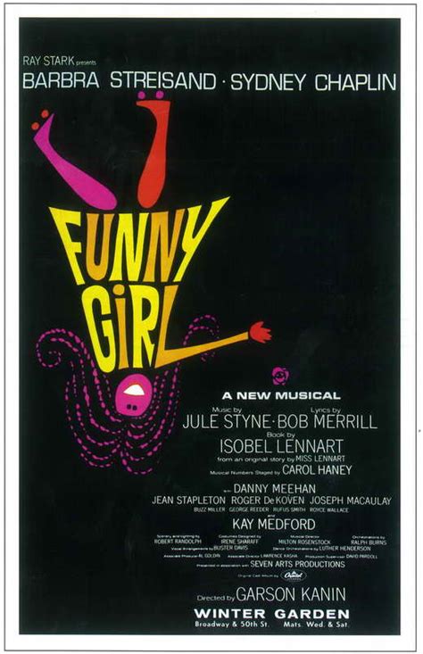 Funny Girl (Broadway) Movie Posters From Movie Poster Shop