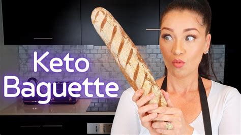 Flourless Keto Baguette Bread Recipe | No Egg White Powder in 2022 | Egg and bread recipes ...