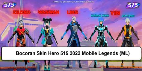 Leaked Hero 515 2022 Skin Mobile Legends (ML) - Esports