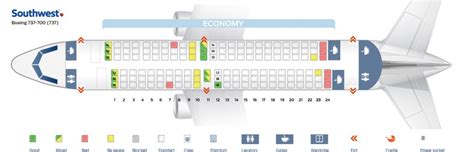 Southwest Airlines Boeing 737 800 Seating Chart | Elcho Table