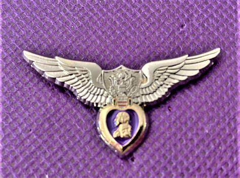 US Army Combat Wounded Air Crew Member Wings pin | Command Headquarters