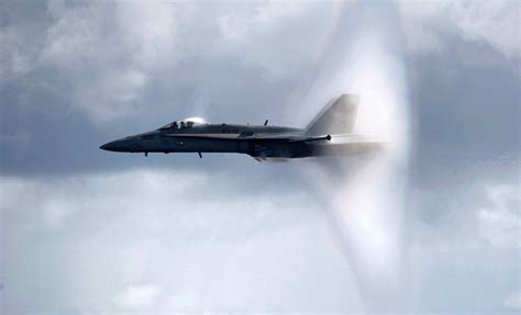 Incredible Images of Military Aircraft Breaking the Sound Barrier