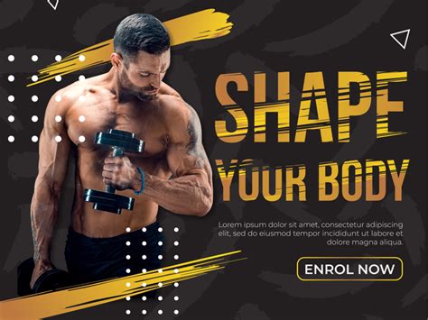 Gym Banner Design designs, themes, templates and downloadable graphic ...