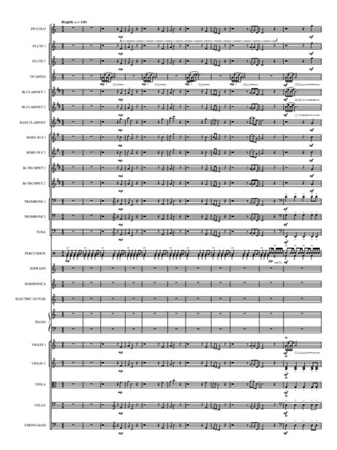 Spaghetti Western Score - Parts | PDF | Music Production | Musical ...