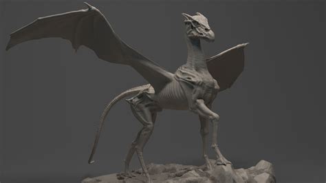 Thestral, Mikkel Arildsen | Creatures, Creature 3d, Digital art portfolio