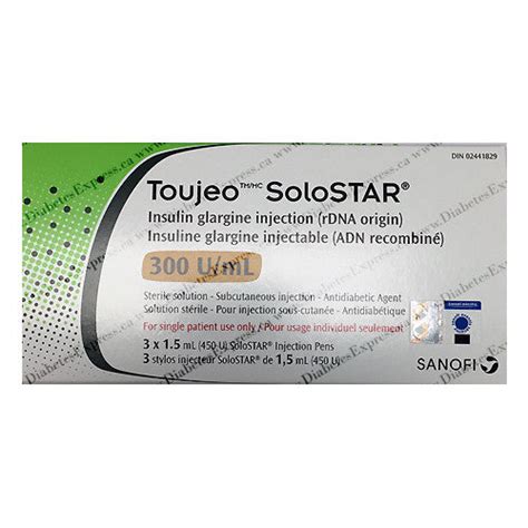 Toujeo Solostar Prefilled Pens pack of 3 | Diabetes Express