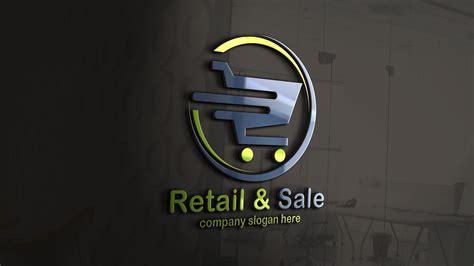 Online Shopping Logo Design Free psd Template – GraphicsFamily