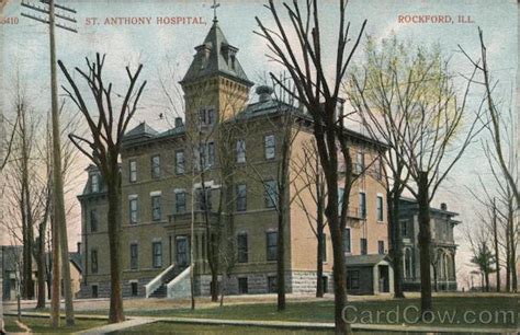 St. Anthony Hospital Rockford, IL Postcard