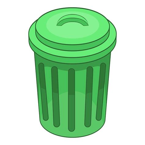 Premium Vector | Trash can icon Cartoon illustration of trash can vector icon for web