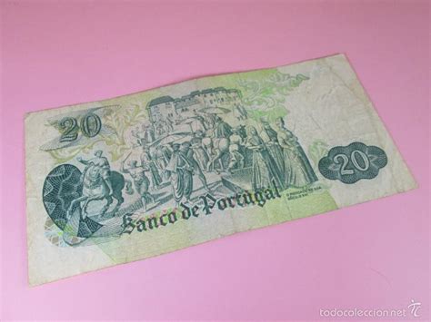 antiguo billete-portugal-20 escudos oro(vinte e - Comprar Billetes Internacionales antiguos en ...