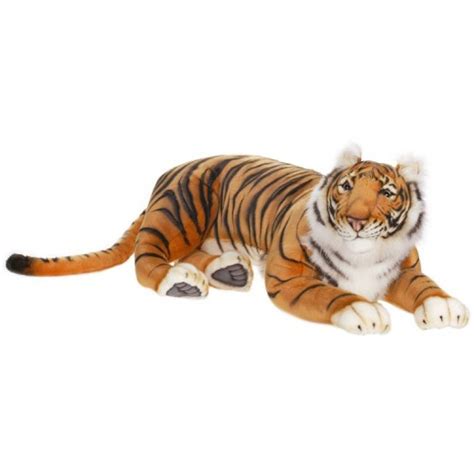 Bengal Tiger Large Stuffed Animal | Plush Tiger Statue | Hansa Toys