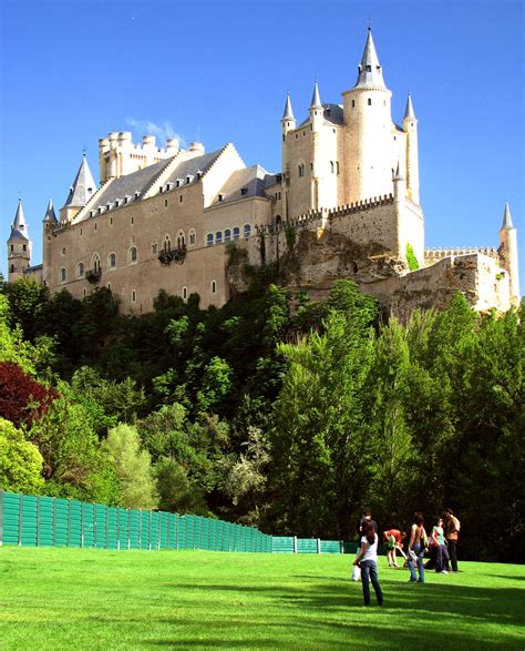 ALCAZAR OF SEGOVIA, Spain. Built in the 12th century, the alcázar of Segovia was the favorite ...