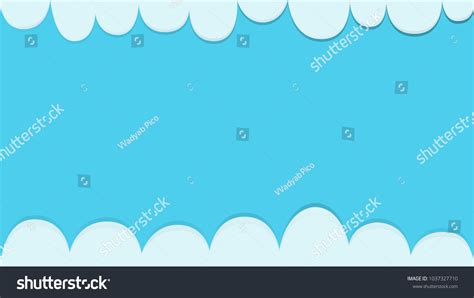 Clouds Blue Sky Background Templatemodern Clouds Stock Illustration ...