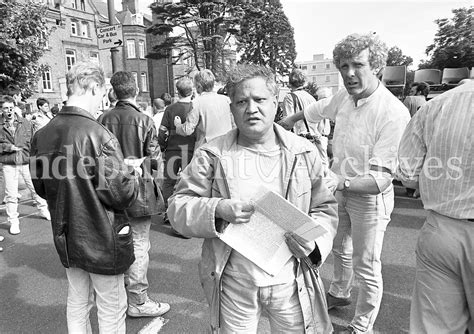 Sinn Fein Leader Gerry Adam at the British Embassy Protests 20th ...