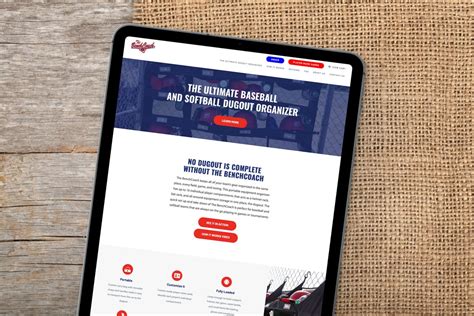 The BenchCoach by Atomic - Web Design Portfolio for Retail