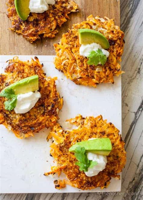 Sweet Potato Latkes - The Noshery