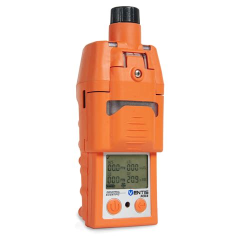 Airgas - I24SK1232011111 - Industrial Scientific Orange Ventis™ MX4 Portable Combustible Gas ...