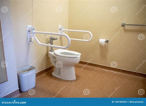 Nursing Home, Assisted Living, Bathroom, Hospital, Toilet Stock Photo - Image of railings, home ...