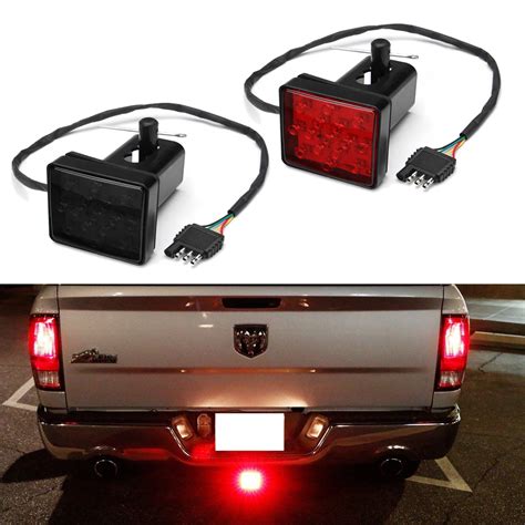 Aliexpress.com : Buy 1xTruck Trailer Hitch Cover With 15LED Brake Light ...