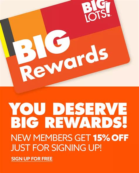 Big Rewards Program - Membership Benefits | Big Lots