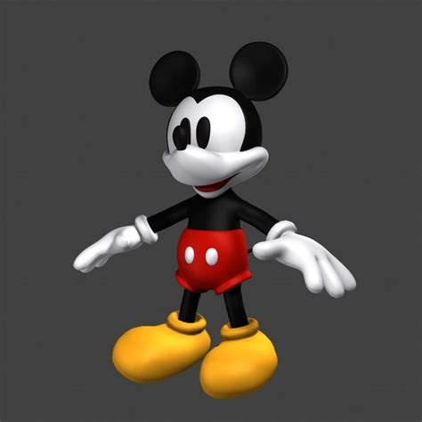 3d mickey mouse