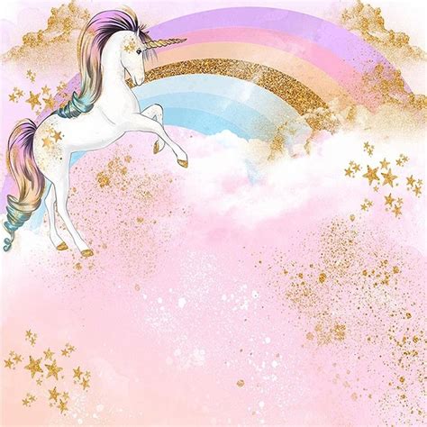 Unicorn Rainbow Star Horse Glitter Birthday Photography Studio - Etsy ...