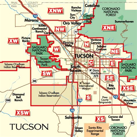 Tucson Arizona County Map | Images and Photos finder