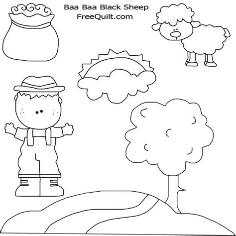 Baa Baa Black Sheep Coloring Page Coloring Pages