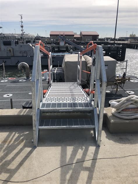 Truss-Style Aluminum Marine Gangway - SafeRack