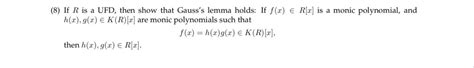 Solved A monic polynomial is a single variable polynomial in | Chegg.com