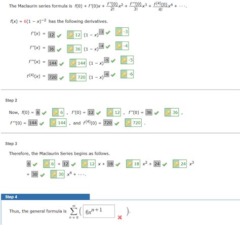 Solved The Maclaurin series formula is f(0) = f'(0)X + f"0 | Chegg.com