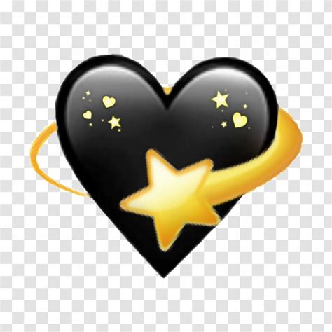 Black Heart Emoji - Logo Smile Transparent PNG