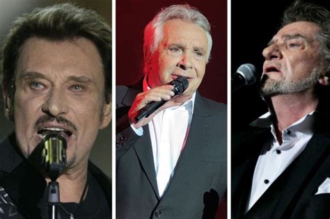 Johnny Hallyday, Eddy Mitchell et Michel Sardou chantent "Mon dernier rêve sera pour toi"